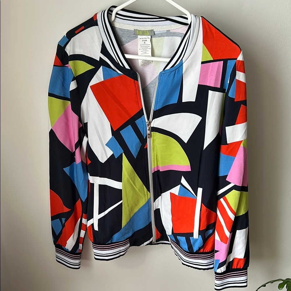Dolcezza Colorful Geometric Women's Jacket